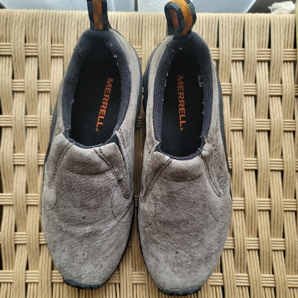 Merrell Women's Waterproof Jungle Moc Suede Shoes Size 6 in Gray - Picture 10 of 16